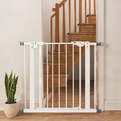 Barrière de protection pour chien extensible blanche 74-80 cm (1/5)
