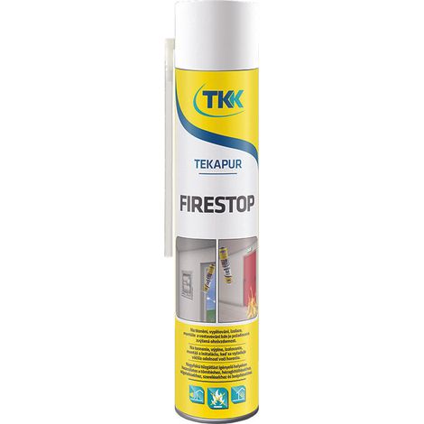 Schiuma poliuretanica tekapur firestop - ml.750 applicazione manuale - rosso