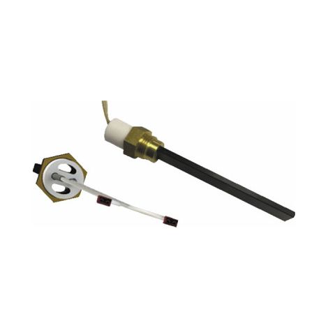 Diff – Bougie quartz 300W 123mm – Longueur sous écrou 90mm – Câble 350mm avec faston mâle – Version percée