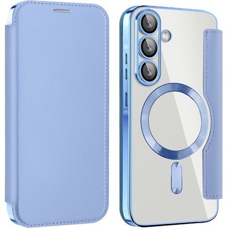 Étui à rabat pour Samsung Galaxy A36 5G, portefeuille RFID MagSafe avec protection de l'appareil photo, bleu (1/5)