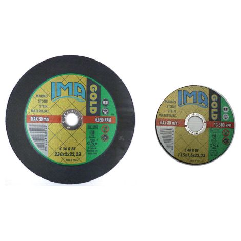 disque plat pour flex Ima Disque abrasif marbre et pierre de 230 mm