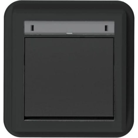 Interruptor monof谩sico empotrable Aquant 2K (interruptor de escalera) antracita 5001-77