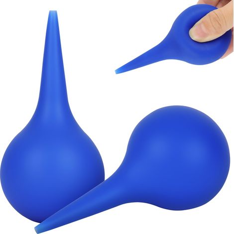 Douche auriculaire pour bébés, 3 x 30 ml, nettoyant pour les oreilles, poire à presser, silicone doux et réutilisable, kit de nettoyage des oreilles pour enfants et adultes (1/5)