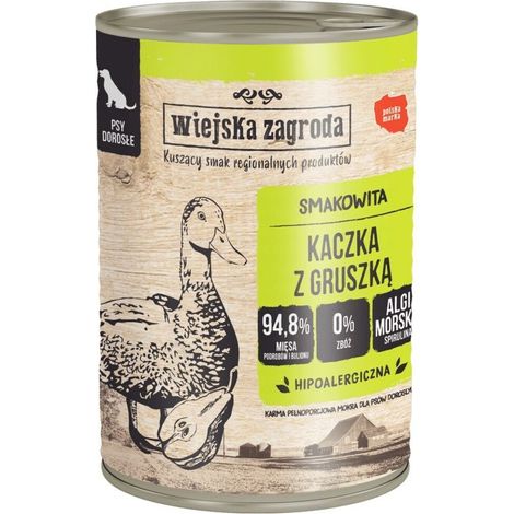 Cibo umido WIEJSKA ZAGRODA Duck with pear 400 g