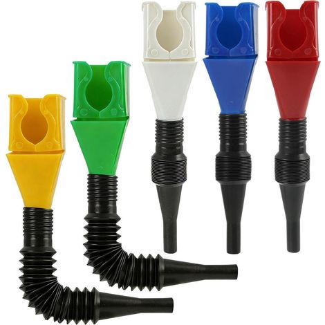 5x Flexibler Schnelltrichter für Auto & Haushalt, faltbar, Öltrichter (1/5)