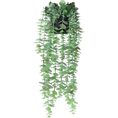 Artificial Eucalyptus, Artificial Hanging Plant in Pot, Artificial Leaf Garland for Wedding Decoration, Birthday Parties, Living Room, Hallway, Garden (1 Piece) (1/5)