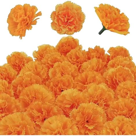Lot de 50 divisions en tissu réaliste pour inflorescences - 6 cm - Substrats flexibles pour fête, terrasse, arrangements floraux, fleurs de fond de fête (1/5)