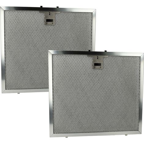 vhbw 2x Filter Metallfettfilter Ersatz für Miele 301010910281, 08270380, 4002514170138 für Dunstabzugshaube - 27,3 x 30,6 x 0,9 cm, Edelstahl