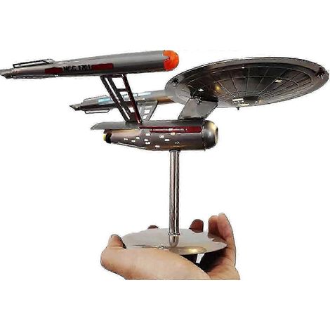 Réplique du vaisseau USS Enterprise de Star Trek (modèle NCC-1701), maquette en acier inoxydable, objet de décoration et de collection pour la maison.