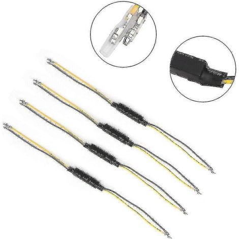 4 résistances de décodage pour clignotants LED de moto, correction des erreurs, résistances de charge LED universelles (1/5)