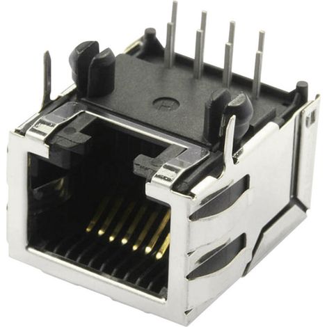 BEL Stewart Connectors SS70100-011F Modular-Einbaubuchse geschirmt Cat.5 mit Schirmlaschen SS70100-0