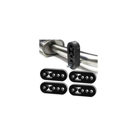 Supports d'échappement (4 trous), silentblocs d'échappement, silencieux d'échappement, adaptés au montage du système d'échappement ou d'autres pièces. (1/2)