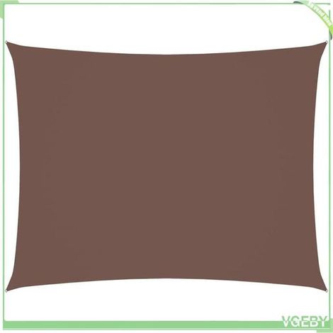 Voile de parasol - FAFEICY - 135822 - Rectangulaire 4x6 m - Tissu Oxford PU - Protection anti-UV (1/5)