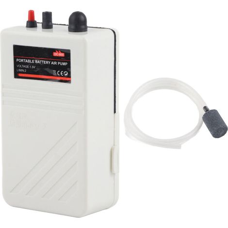 Dry cell battery-powered oxygen pump for fishing, oxygen supply in case of power failure, white emergency outdoor air pump (1/5)