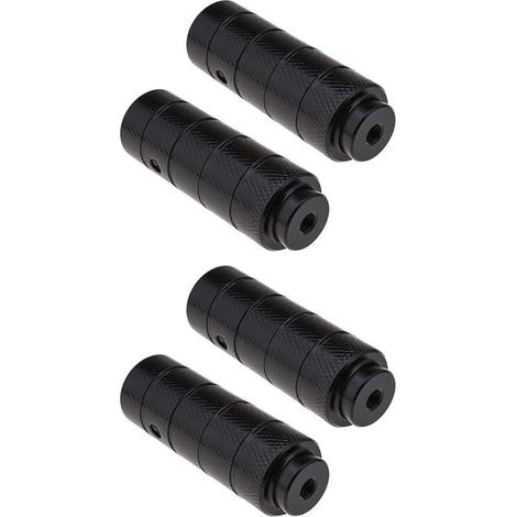 2 Paires Chevilles de Pied Vélo Compatible pour Essieu 10mm Pignon Fixe de Vélo BMX (1/4)