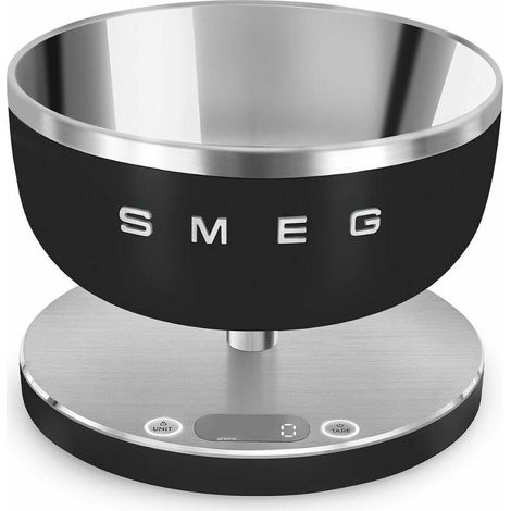 Smeg KSC01BLMWW Küchenwaage schwarz 5kg Präzision 1g