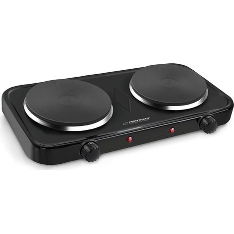COCINA ELÉCTRICA DE DOS QUEMADORES DE 2000 W