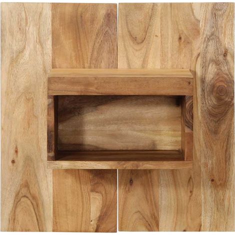 Maison Exclusive - Comodino 50x27x50 cm in Legno Massello di Acacia (1/5)