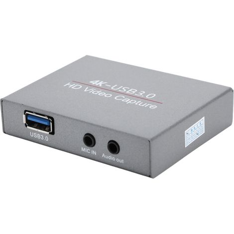 Questa scheda di acquisizione audio/video è dotata di un involucro in metallo, è una scheda di acquisizione USB 3.0 plug-and-play senza driver, supporta la registrazione Full HD 1080p ed è estremament