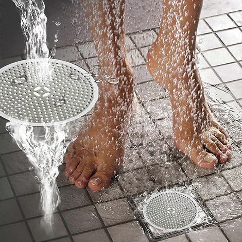 Crépine universelle pour évier et douche, récupérateur de cheveux, facile à installer