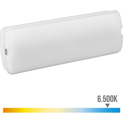 Aplique Emergencia LED Con Marco Incluido 3,5W 160 LM 24 X 4 X 8 CM EDM (1/6)