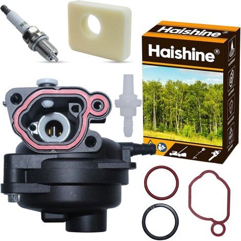 ALLIANDISHaishine Carburateur Kit pour 300E 450E 500E 550EX 500 125cc 140cc 799583 Tondeuse avec Bougie d'Allumage/Filtre à Air en Coton (1/5)