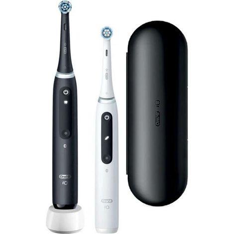 Oral-B - Cepillo de dientes eléctrico iO Series 5 Duo, blanco/negro 4210201428695