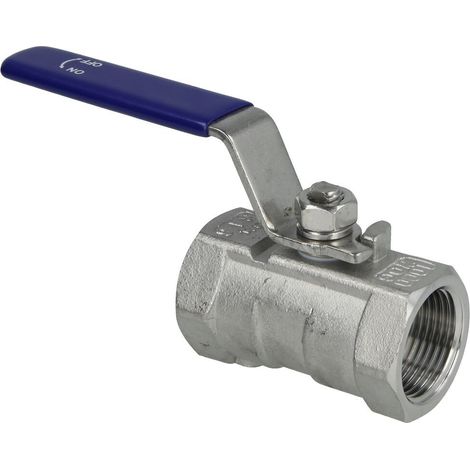 Robinet à bille 3/4 FF/FF 1 élément inox réduit