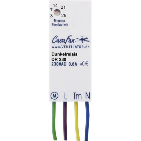 Modulo timer CasaFan DR 230 bianco per bagno