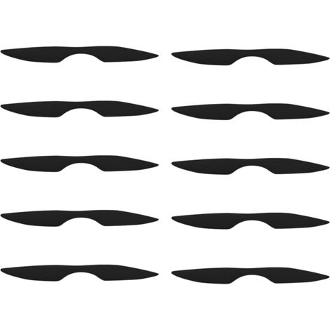 Ruban Sponge Anti-Buée pour Masque Plaque Nasale Universale 10mm Épaisseur Lot de 10 Bandes Blanc/Noir (1/5)