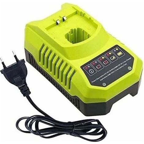 For Ryobi P117 P118 P118 Charger for Ryobi one 9.6 V-18V Lithium Ion Nimh Battery P100 P102 P103 P104 P105 P107 P108 P109 18 Volt One + Battery (1/5)