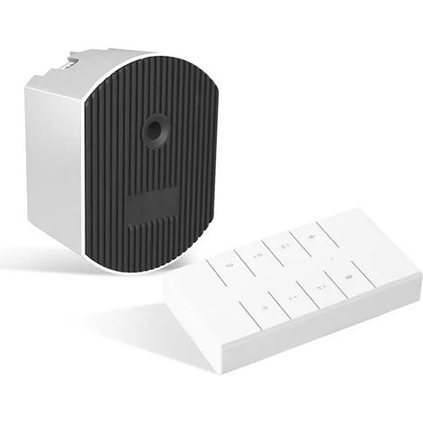 Ortviai Variateur Intelligent avec Télécommande RM433R2, Mode Lever/Coucher du Soleil, Compatible Alexa, 150 W LED (1/3)