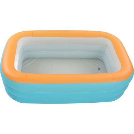 Piscine gonflable pliable pour enfants, 3 couches, natation pliante pour cour extérieure, 1.5m/5 pieds (1/5)
