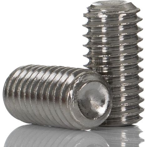 Vis sans tête, M5 x 10mm, tête Jeu de douilles hexagonales, en Acier Inoxydable Vis sans tête A2 304 ( Prix pour Sachet de 50 )