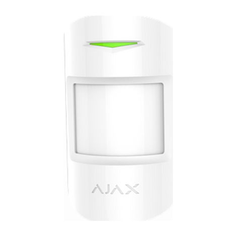 AJAX AJMP MotionProtect Weiß Drahtloser volumetrischer 868MHz PIR-Detektor mit Haustierimmunität