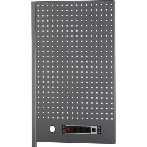 Panel perforado con enchufes 1066x629x36 mm ALYCO