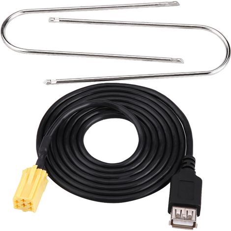 Mini-ISO-6-Pin-Kfz-Stecker, USB-Adapterkabel für Alfa Romeo Fiat Grande Punto (1/4)