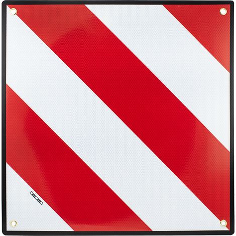 Señal Metálica "Carga Sobresaliente" 50x50 cm Rojo y Blanco, Alta Durabilidad y Visibilidad, LOGUI