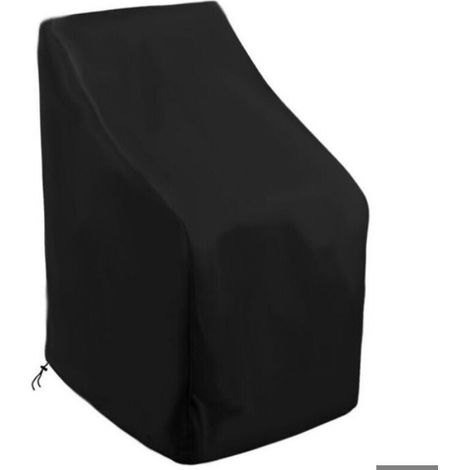 Housse Chaise Jardin Imperméable (Noir) (1/5)