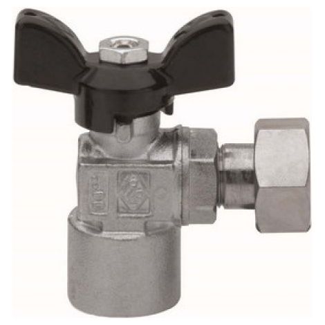 VALVOLA A SFERA A SQUADRA FIL F CON GIRELLO 1/2&quot x 1/2&quot
