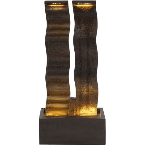 Garden Water Feature SUNLINE LED Brown