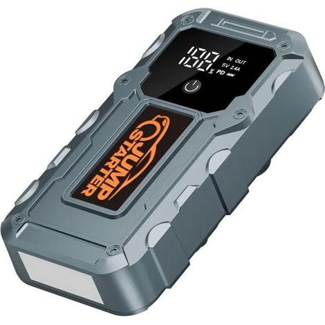 Booster de démarrage / Powerbank - EXTRALINK - Jump 34 - PD 20W Type-C - 3 LED & lampe torche - Écran LCD (1/5)
