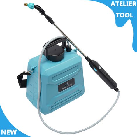 ATELIER 8L/2.11gal pulvérisateur ménager pour l'arrosage extérieur pulvérisation avec 3x buses (1/5)