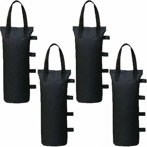 Lot de 4 Poids de Gazebo pour Tonnelle et Pavillon, Sac de Lestage Sable pour Jambes, Tentes Pare-Soleil, Parasol (1/5)