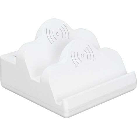 Station de recharge sans fil à charge rapide QC3.0 PD avec écran - hub USB multi-appareils - prise standard européenne 100-240 V (1/5)