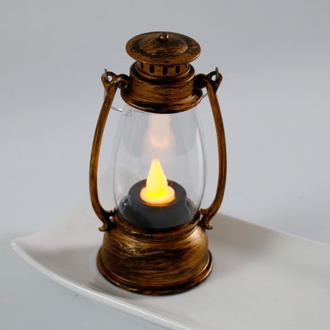 Décorations de Noël, lanternes en forme de poney, guirlandes lumineuses pour fêtes, bougies électroniques LED, lampes à pétro(Y020) (1/5)