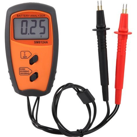 Portable LCD Affichage 20R Batterie Résistance Voltmètre Impédance Interne Compteur Testeur SM8124 (1/5)