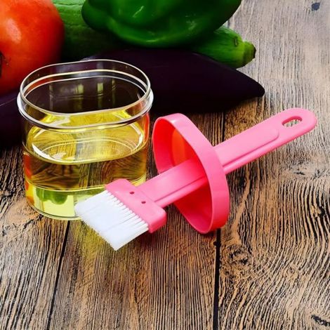 Brosse Pour Bouteille D Huile - Silicone Alimentaire - Résistant Jusqu À 230 °C - Pour Cuisine Et Grillades - 1 Pièce (1/4)