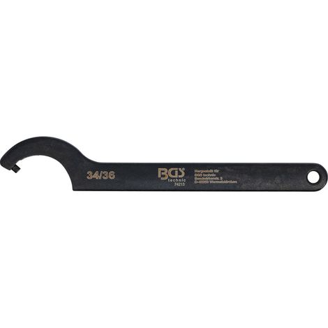 Cle À ergot À tenon din1810b - dtail : 34 - 36 mm