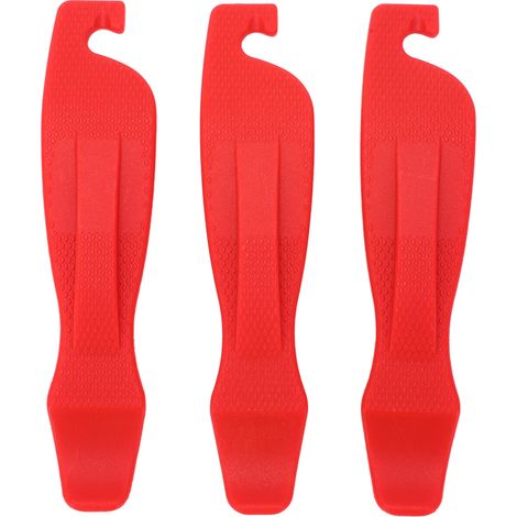 3PCS Démonte-pneu Vélo Nylon Anti-dérapant Haute Dureté Outil Réparation Pneu Bicyclette Rouge (1/5)